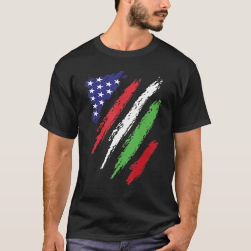 Bulgaria American Grown Flag USA Patriot Heritage  T_Shirt