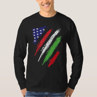 Bulgaria American Grown Flag USA Patriot Heritage  T-Shirt