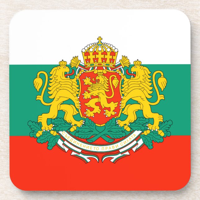 Bulgaria Beverage Coaster (Front)
