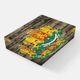 Bulgaria & Bulgarian Coat of Arms, flag /patriotic Paperweight