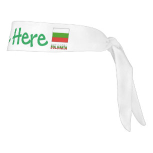Bulgaria Bulgarian Flag Green Personalization Tie Headband