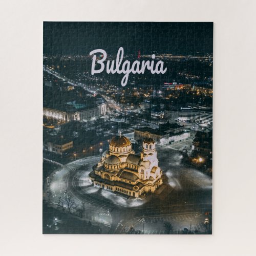Bulgaria Capital Sofia Alexander Nevsky Cathedral Jigsaw Puzzle