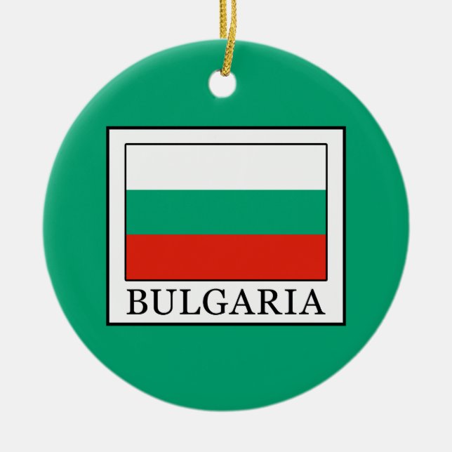 Bulgaria Ceramic Ornament (Front)