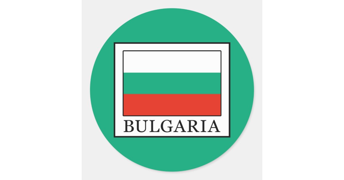 Bulgaria Classic Round Sticker | Zazzle