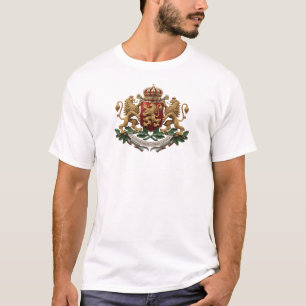 Bulgaria country flag symbol emblem coat arms embl T-Shirt