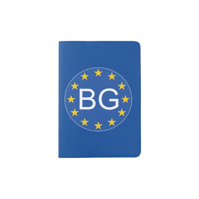 Bulgaria EU passport cover (Front)