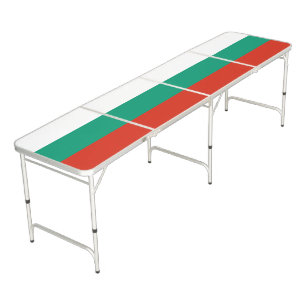 Bulgaria Flag Beer Pong Table