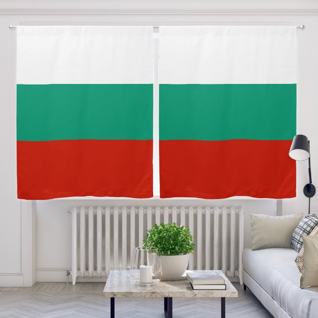 Bulgaria flag blackout curtains (Living Room)