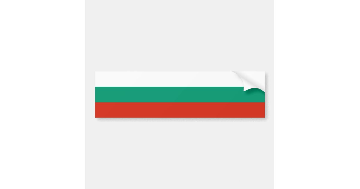Bulgaria Flag Bumper Sticker | Zazzle