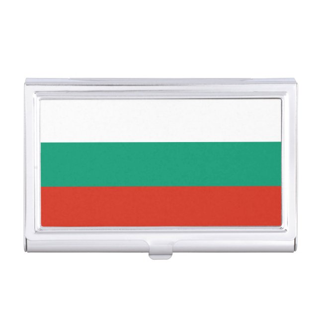 Bulgaria Flag Business Card Case (Front)