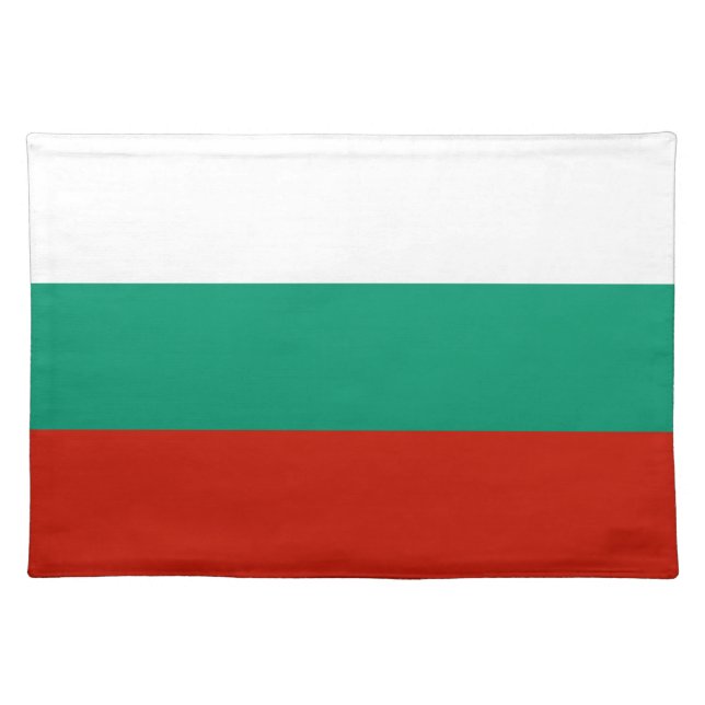 Bulgaria flag cloth placemat (Front)