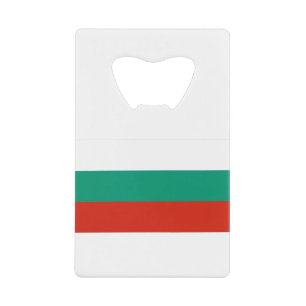 Bulgaria Flag Credit Card Bottle Opener