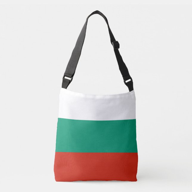 Bulgaria Flag Crossbody Bag (Front)