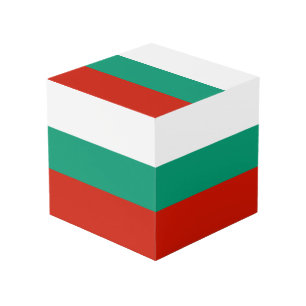Bulgaria flag cube