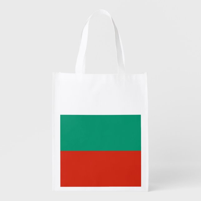Bulgaria Flag Grocery Bag (Front)