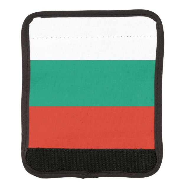 Bulgaria Flag Luggage Handle Wrap (Front)