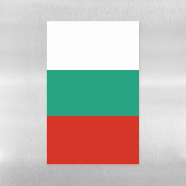 Bulgaria flag magnetic dry erase sheet (Vertical)