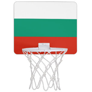 Bulgaria Flag Mini Basketball Hoop