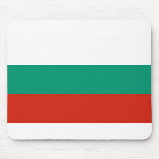 Bulgaria Flag Mouse Pad (Front)