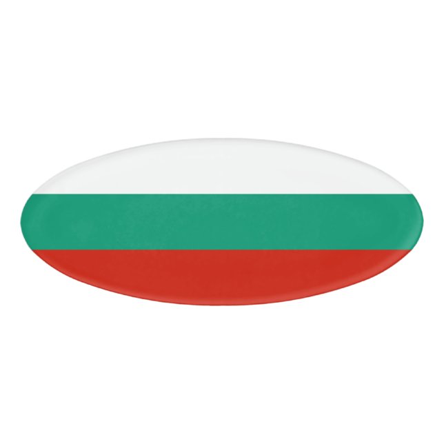Bulgaria flag name tag (Front)