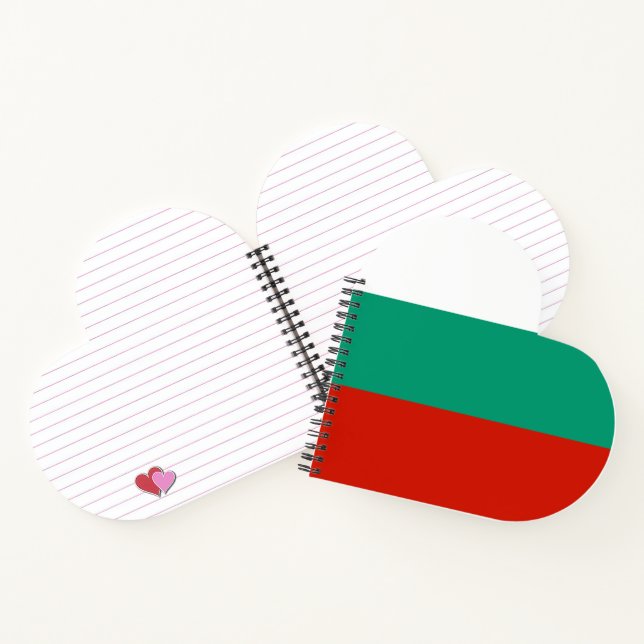 Bulgaria flag notebook (Inside)