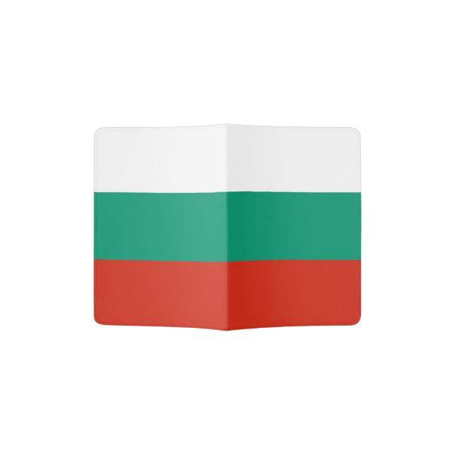 Bulgaria Flag Passport Holder (Opened)