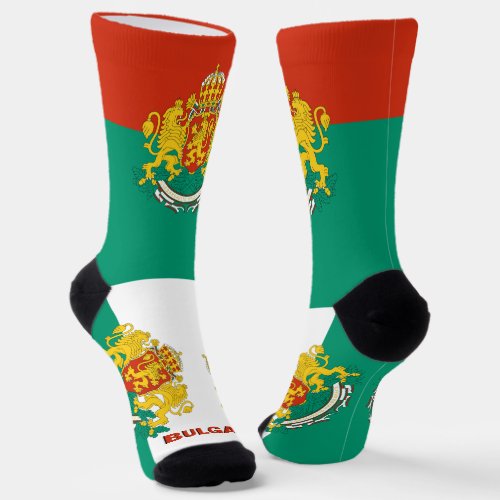 Bulgaria Flag Patriotic Sustainable Bulgarian Socks