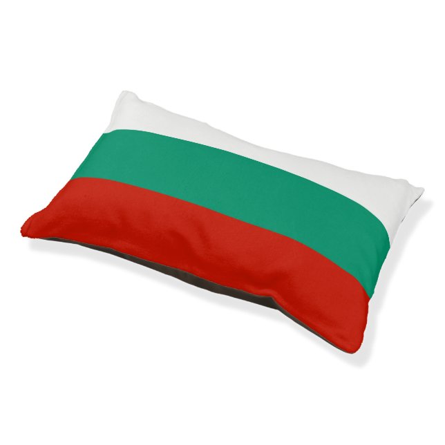 Bulgaria flag pet bed (Angled)