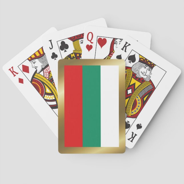 Bulgaria Flag Playing Cards (Back)