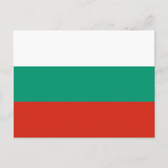 Bulgaria Flag Postcard (Front)