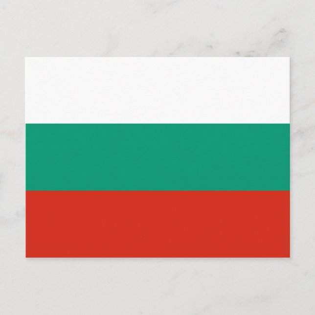 Bulgaria Flag Postcard (Front)