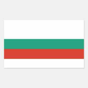 Bulgaria Flag Rectangular Sticker