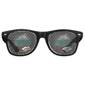 Bulgaria flag retro sunglasses