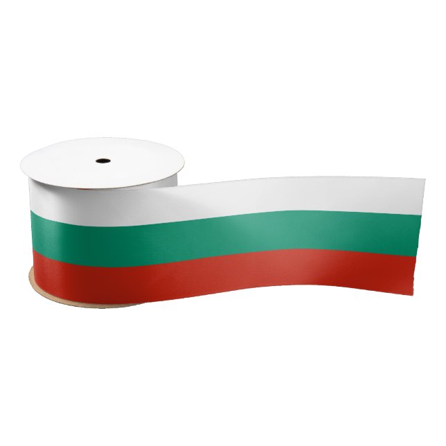 Bulgaria Flag Satin Ribbon (Spool)