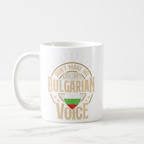 Bulgaria Flag Souvenirs For Bulgarians Men  Women Coffee Mug