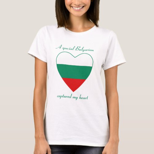 Bulgaria Flag Sweetheart T_Shirt