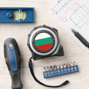 Bulgaria flag tape measure