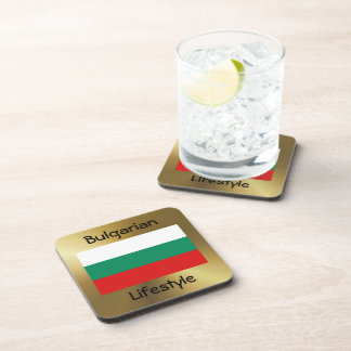 Bulgaria Flag+Text Coaster