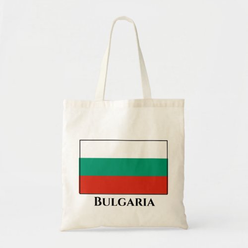 Bulgaria Flag Tote Bag