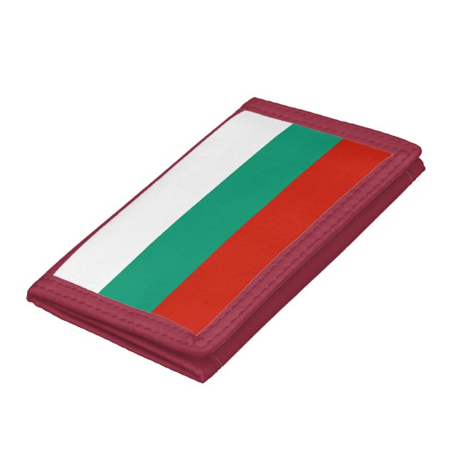 Bulgaria flag trifold wallet (Bottom)