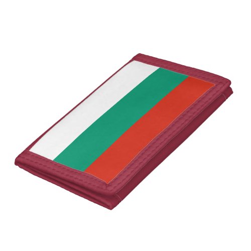 Bulgaria Flag Trifold Wallet
