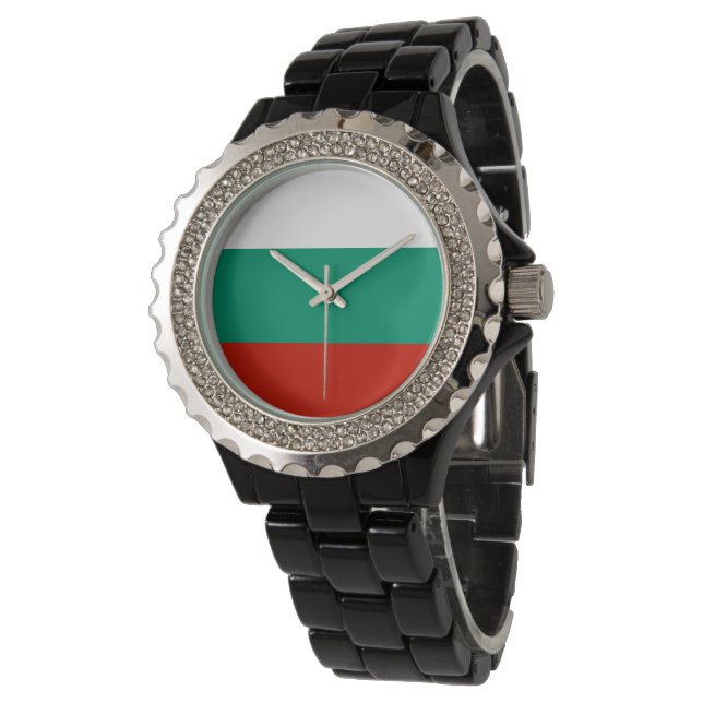 Bulgaria flag watch (Angled)