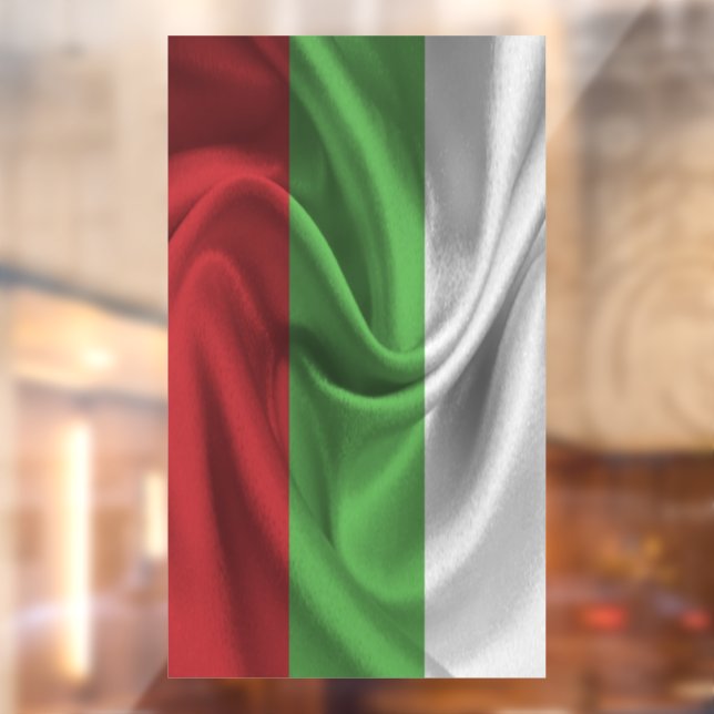 Bulgaria Flag Window Cling (Sheet 2)