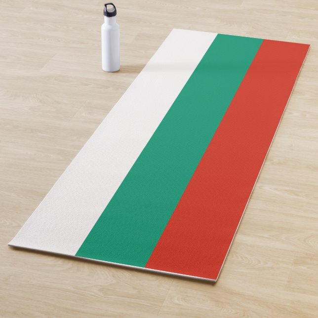 Bulgaria Flag Yoga Mat (In Situ)