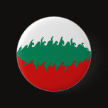 Bulgaria Gnarly Flag Pinback Button
