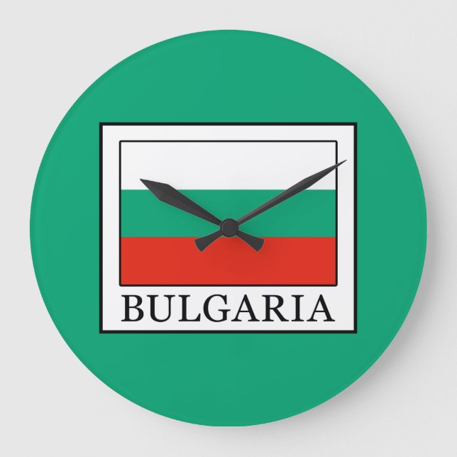 Bulgaria Large Clock (Front)