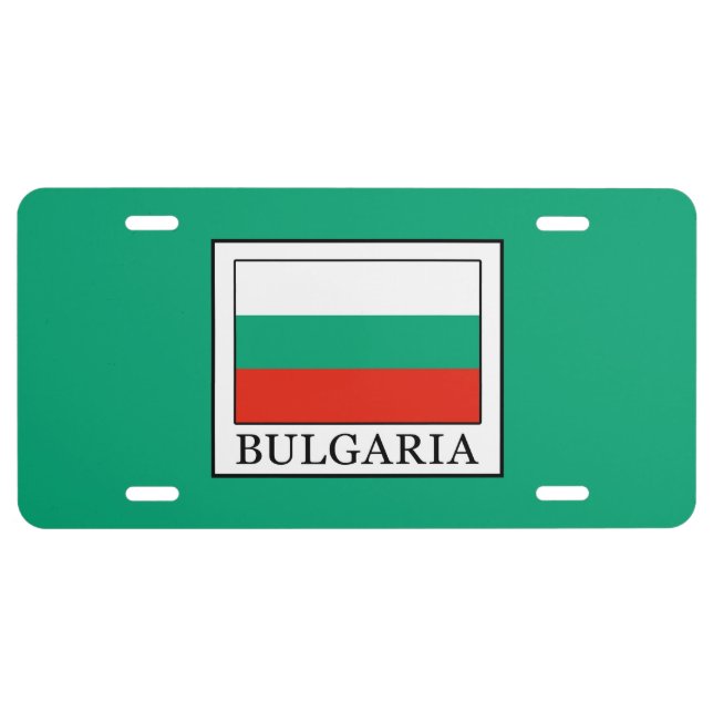 Bulgaria License Plate (Front)