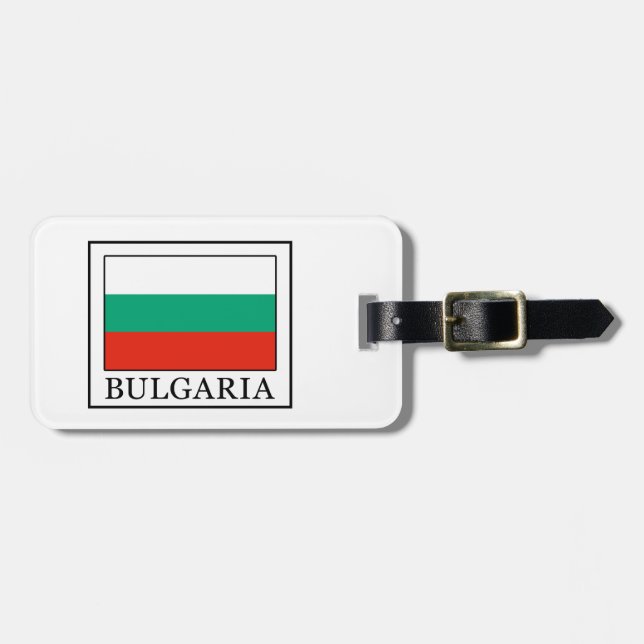 Bulgaria Luggage Tag (Front Horizontal)