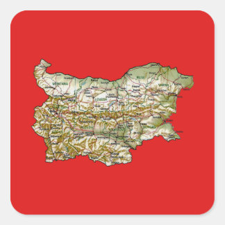 Bulgaria Map Sticker