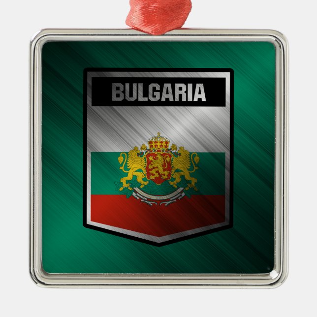 Bulgaria Metal Ornament (Front)
